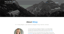 Desktop Screenshot of missybergen.com