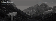 Tablet Screenshot of missybergen.com